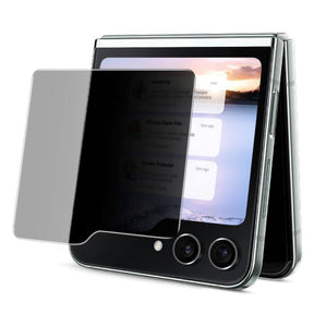 Затъмняващ Протектор за Samsung Z Flip 5, Imak Privacy Anti-Spy Glass, Черен