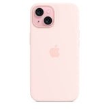 Оригинален Силиконов Калъф за iPhone 15, Silicone Magsafe Case MT0U3ZM/A, Розов (2)
