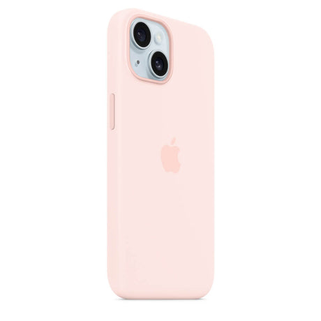 Оригинален Силиконов Калъф за iPhone 15, Silicone Magsafe Case MT0U3ZM/A, Розов (6)