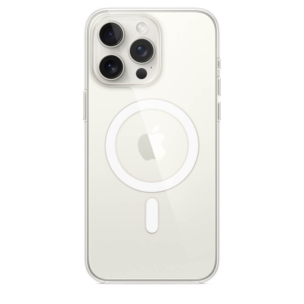 Оригинален Калъф за iPhone 15 Pro Max, Clear Magsafe Case MT233ZM/A, Прозрачен (3)