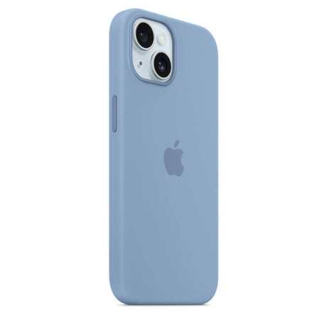 Оригинален Силиконов Калъф за iPhone 15, Silicone Magsafe Case MT0Y3ZM/A, Син (6)