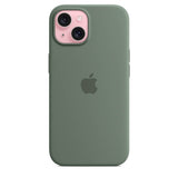 Оригинален Силиконов Калъф за iPhone 15, Silicone Magsafe Case MT0X3ZM/A, Зелен (3)