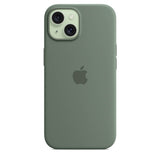 Оригинален Силиконов Калъф за iPhone 15, Silicone Magsafe Case MT0X3ZM/A, Зелен
