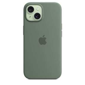 Оригинален Силиконов Калъф за iPhone 15, Silicone Magsafe Case MT0X3ZM/A, Зелен