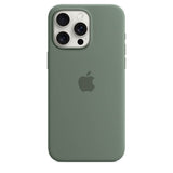 Оригинален Силиконов Калъф за iPhone 15 Pro Max, Silicone Magsafe Case MT1X3ZM/A, Зелен (3)
