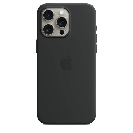 Оригинален Силиконов Калъф за iPhone 15 Pro, Silicone Magsafe Case MT1A3ZM/A, Черен