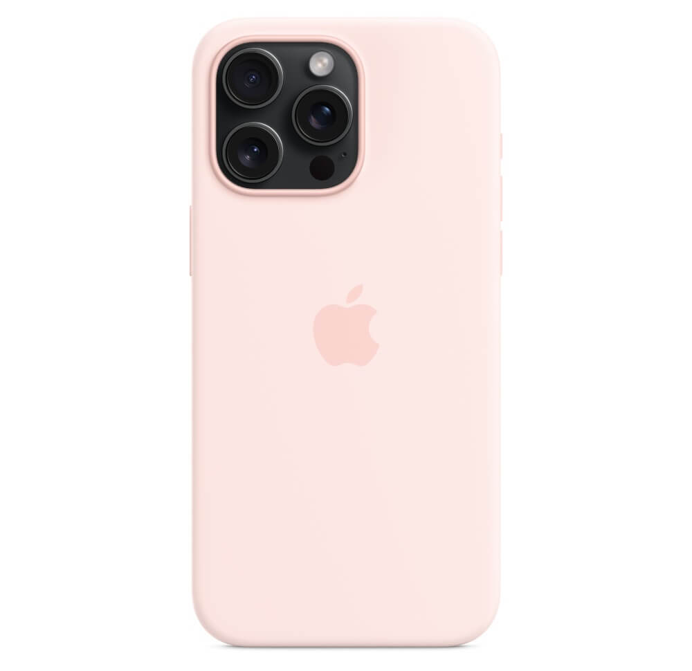 Оригинален Силиконов Калъф за iPhone 15 Pro, Silicone Magsafe Case MT1F3ZM/A, Розов (4)