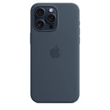 Оригинален Силиконов Калъф за iPhone 15 Pro, Silicone Magsafe Case MT1D3ZM/A, Син (2)