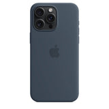 Оригинален Силиконов Калъф за iPhone 15 Pro, Silicone Magsafe Case MT1D3ZM/A, Син (4)