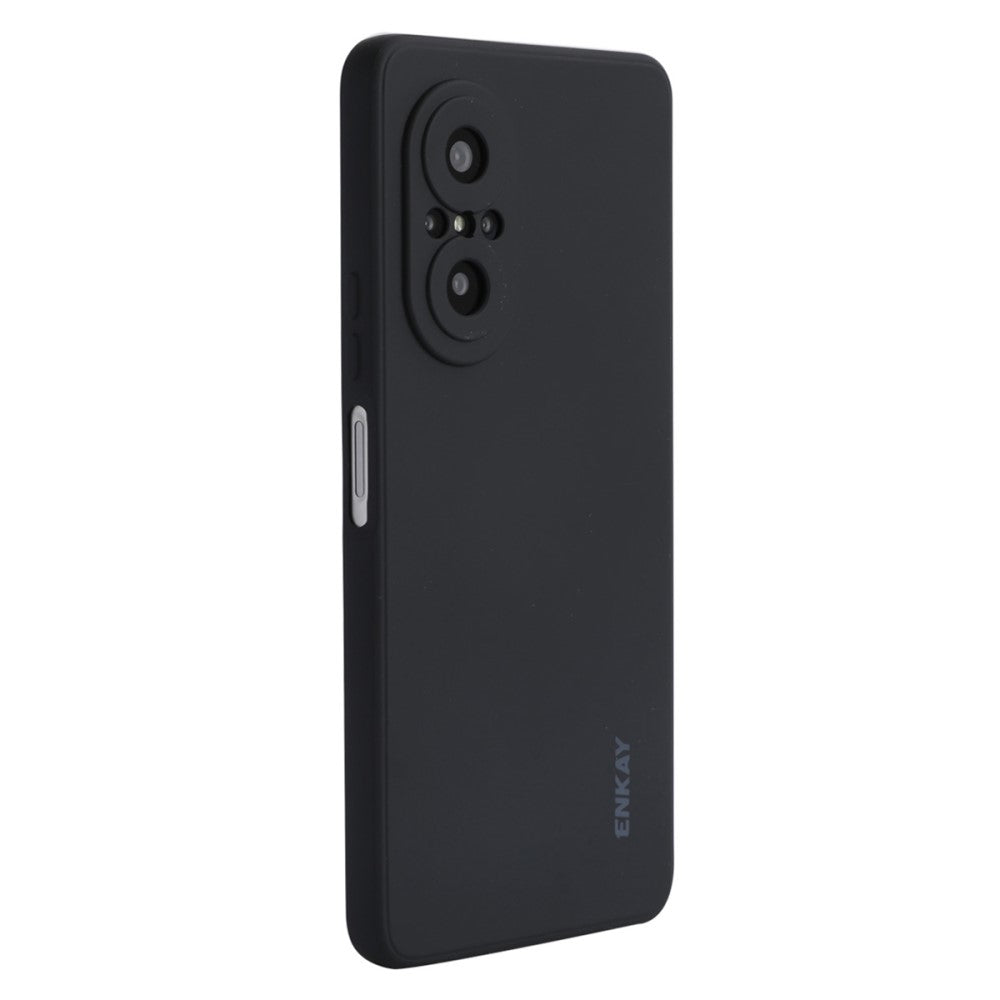 Калъф за Huawei Nova 9 SE, GKK Liquid Silicone Case, Черен