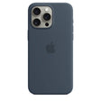 Оригинален Силиконов Калъф за iPhone 15 Pro Max, Silicone Magsafe Case MT1P3ZM/A, Син
