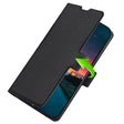Кожен Калъф за Huawei Nova 9 SE, GKK Card Book Case, Черен