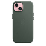 Оригинален Тъкан Калъф за iPhone 15, FineWoven Magsafe Case MT3J3ZM/A, Зелен (2)