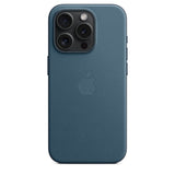 Оригинален Тъкан Калъф за iPhone 15 Pro, FineWoven Magsafe Case MT4Q3ZM/A, Син (4)