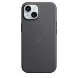 Оригинален Тъкан Калъф за iPhone 15, FineWoven Magsafe Case MT393ZM/A, Черен (2)
