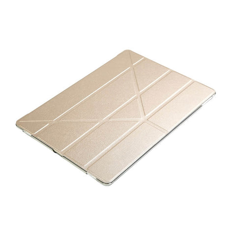 Калъф за iPad Pro 12.9" 2017-2015, Tri-Fold Leather Case, Златист (7)