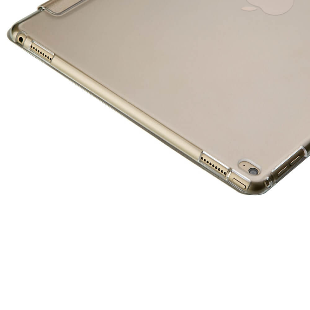 Калъф за iPad Pro 12.9" 2017-2015, Tri-Fold Leather Case, Златист (9)