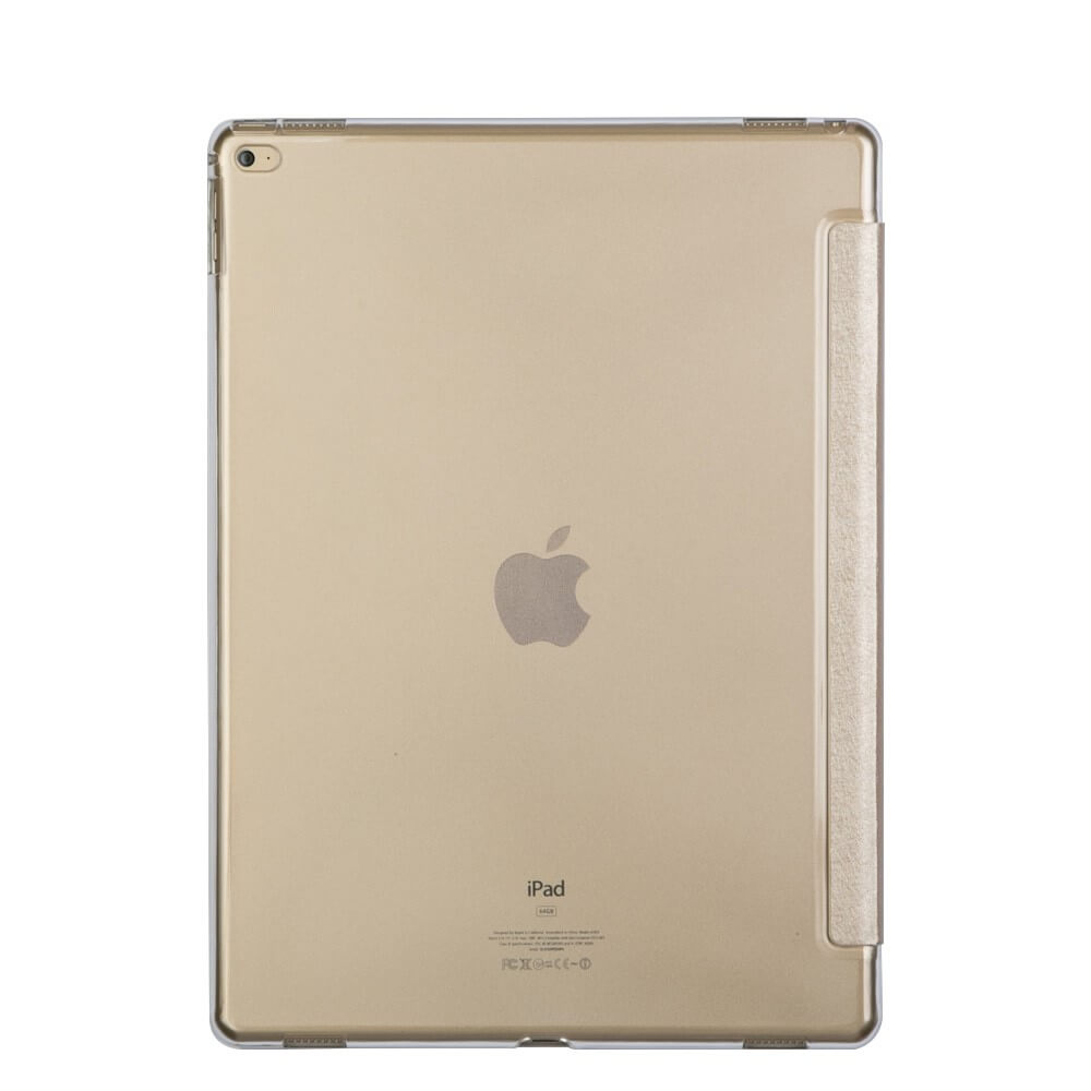 Калъф за iPad Pro 12.9" 2017-2015, Tri-Fold Leather Case, Златист (2)