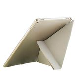 Калъф за iPad Pro 12.9" 2017-2015, Tri-Fold Leather Case, Златист (5)