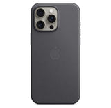 Оригинален Тъкан Калъф за iPhone 15 Pro Max, FineWoven Magsafe Case MT4V3ZM/A, Черен (4)