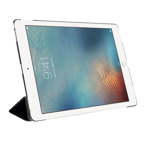 Калъф за iPad Pro 12.9" 2017-2015, Tri-Fold Leather Case, Черен (6)
