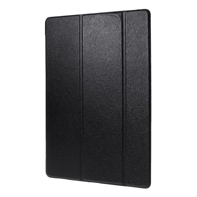 Калъф за iPad Pro 12.9" 2017-2015, Tri-Fold Leather Case, Черен (2)