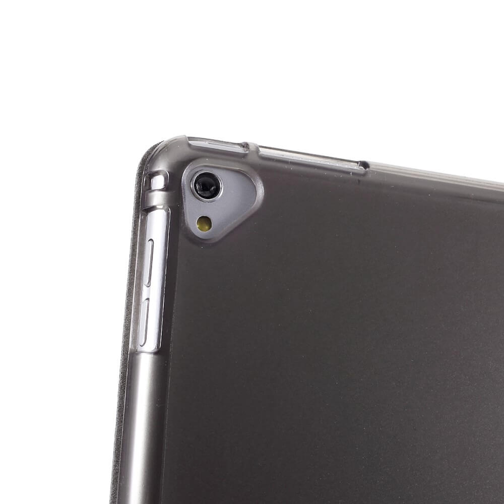 Калъф за iPad Pro 12.9" 2017-2015, Tri-Fold Leather Case, Черен (3)