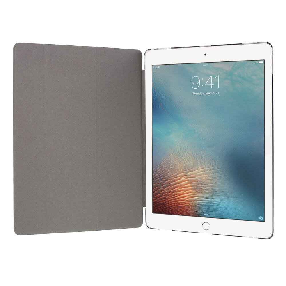 Калъф за iPad Pro 12.9" 2017-2015, Tri-Fold Leather Case, Черен (8)