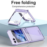 Калъф с Предпазител за Samsung Galaxy Z Flip 5, GKK Frame Hinge Case, Лилав (5)