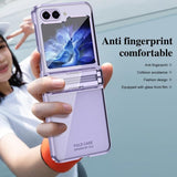 Калъф с Предпазител за Samsung Galaxy Z Flip 5, GKK Frame Hinge Case, Лилав (2)