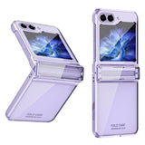 Калъф с Предпазител за Samsung Galaxy Z Flip 5, GKK Frame Hinge Case, Лилав