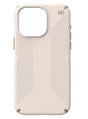 Екстремен Калъф за iPhone 15 Pro, Speck Presidio 2 Grip Case, Бежов