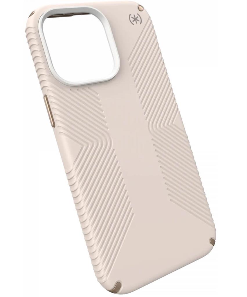 Екстремен Калъф за iPhone 15 Pro, Speck Presidio 2 Grip Case, Бежов (7)