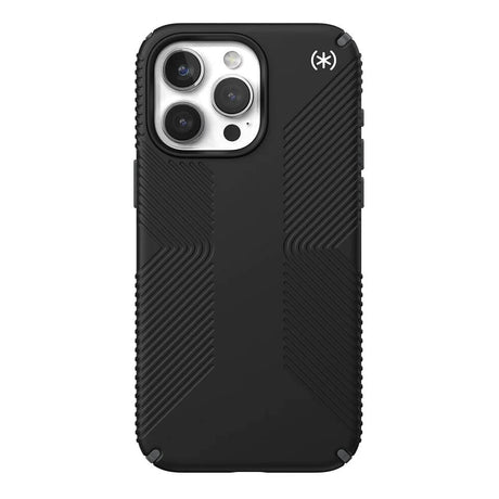 Екстремен Калъф за iPhone 15 Pro, Speck Presidio 2 Grip Case, Черен