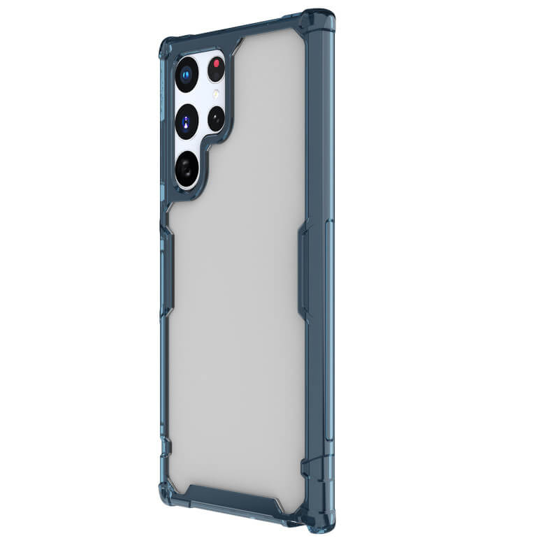 Противоударен Калъф за Samsung S22 Ultra, Nillkin TPU Pro Case, Син (3)