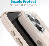 Екстремен Калъф за iPhone 15 Pro Max, Speck Presidio 2 Grip Case, Бежов (6)
