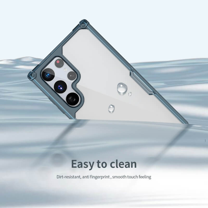 Противоударен Калъф за Samsung S22 Ultra, Nillkin TPU Pro Case, Син (6)