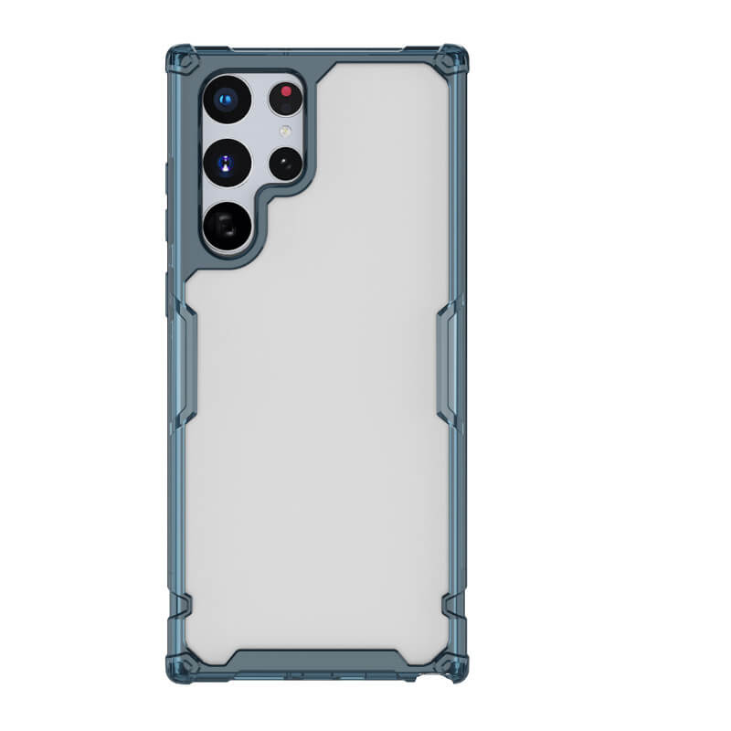 Противоударен Калъф за Samsung S22 Ultra, Nillkin TPU Pro Case, Син