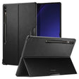 Луксозен Калъф за Samsung Tab S10/S9 Ultra 14.6", Spigen Thin Fit Pro Case, Черен