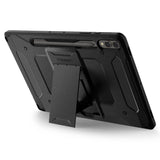 Противоударен Калъф за Samsung Tab S10 Plus/ S9 Plus 12.4", Spigen Tough Armor Pro Case, Черен