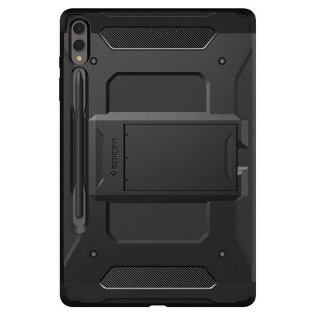 Противоударен Калъф за Samsung Tab S10 Lite/ S10 FE/ S9, Spigen Tough Armor Pro Case, Черен (3)