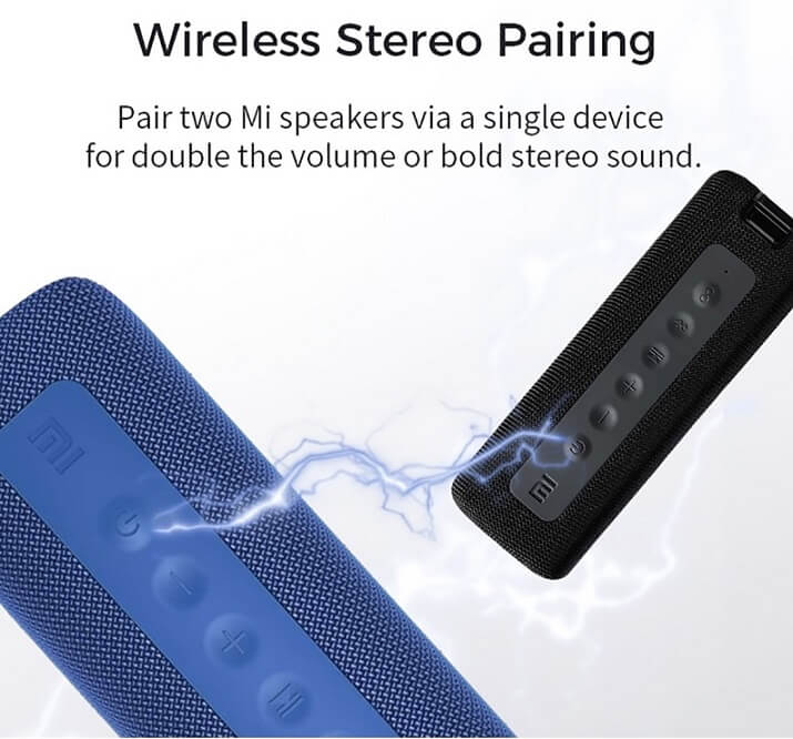 Безжична Колона, Xiaomi Mi Portable Bluetooth Speaker 16W QBH4195GL, Черен (6)
