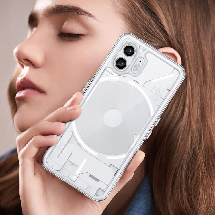 Калъф за Nothing Phone 2, Tech-Protect FlexAir Hybrid Clear Case, Прозрачен (5)