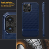 Magsafe Калъф за iPhone 15 Pro Max, Spigen Caseology Parallax, Син (10)