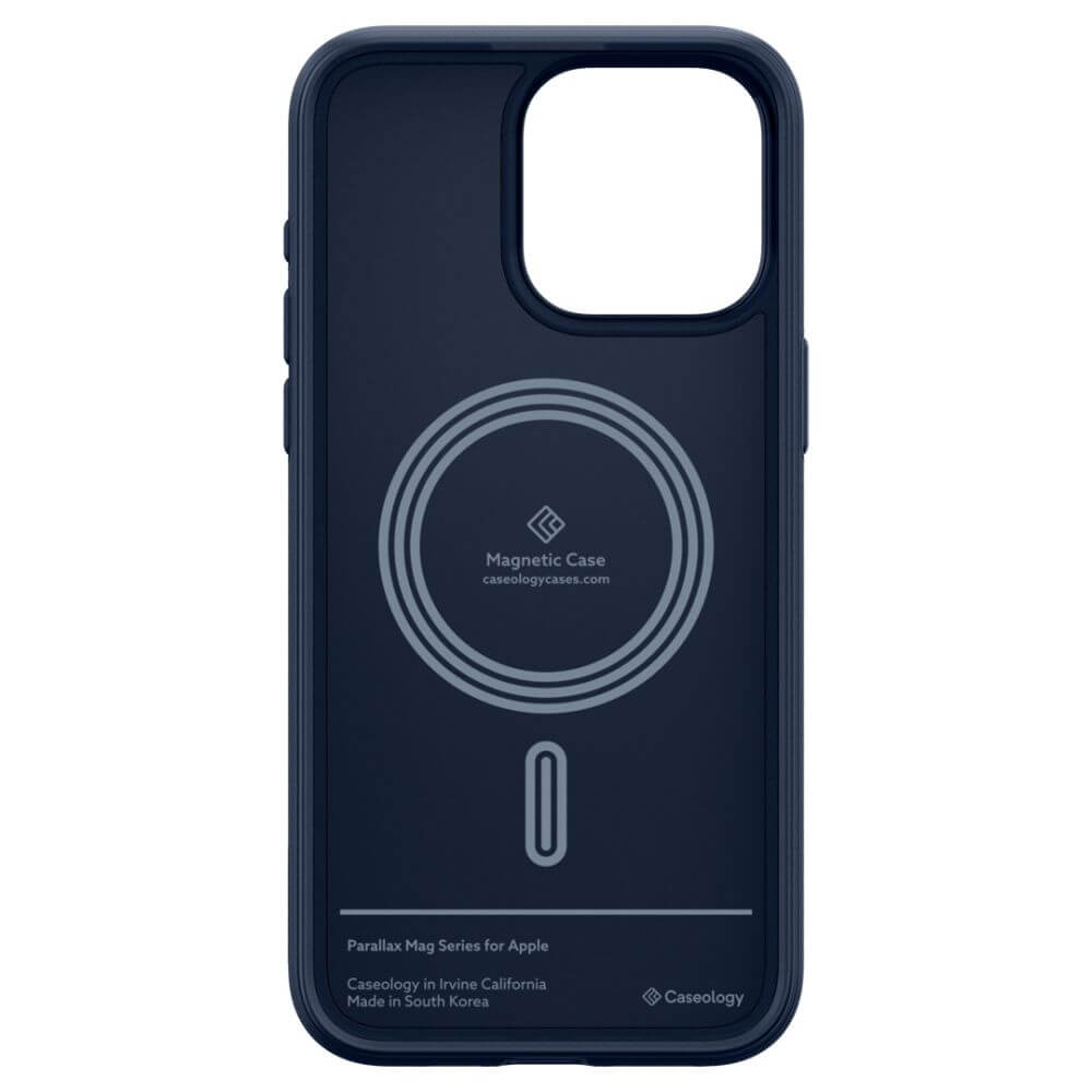 Magsafe Калъф за iPhone 15 Pro Max, Spigen Caseology Parallax, Син (4)