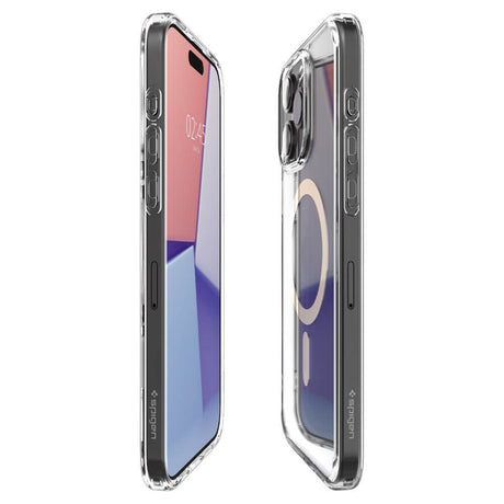 Magsafe Противоударен Калъф за iPhone 15 Pro, Spigen Ultra Hybrid Case, Златист (7)