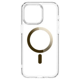 Magsafe Противоударен Калъф за iPhone 15 Pro, Spigen Ultra Hybrid Case, Златист (3)