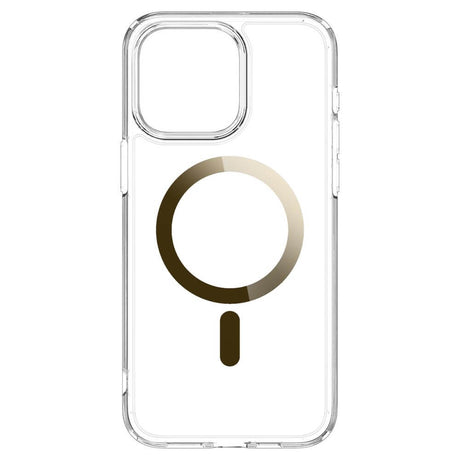 Magsafe Противоударен Калъф за iPhone 15 Pro, Spigen Ultra Hybrid Case, Златист (3)