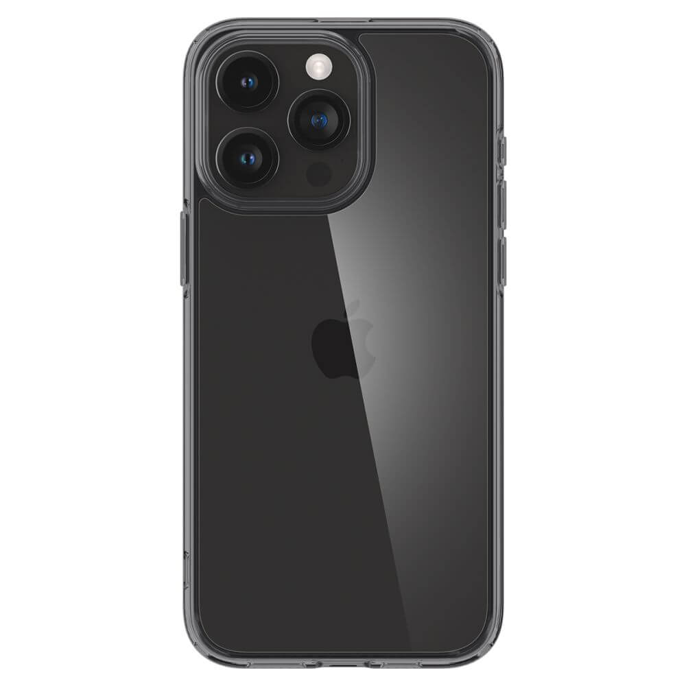 Противоударен Калъф за iPhone 15 Pro Max, Spigen Ultra Hybrid Case, Сив (2)