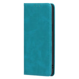 Кожен Калъф с Джобове за Honor Magic 5 Pro, Wallet Book Case, Син (5)